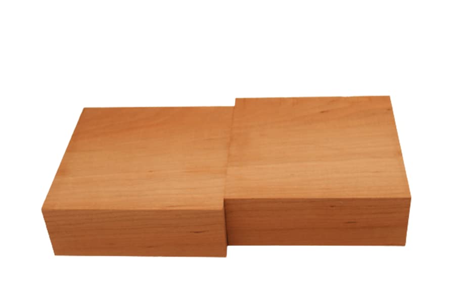 Cherry Lumber Bowl Blanks 3" (2 Pcs) (3" x 8" x 8") Barrington Hardwoods