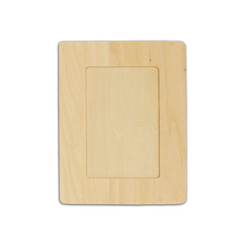 LWR CRAFTS Wooden DIY Photo Frame 4" x 6" Pack of 2 LWR CRAFTS