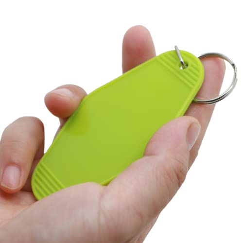 Nwsrayu 10pcs Blank Hotel Keychains Bulk Vintage Motel Keychain Vinyl HTV printing Keychains DIY Keychain tags (Mix 10) Nwsrayu