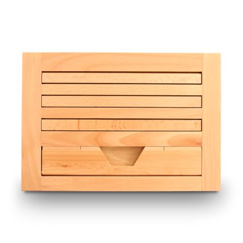 Premium Beechwood Wooden Table Easel and Cookbook Recipe Bookstand - Portable and Foldable Tabletop Art Easel with Flip-Up Page Holders, Adjustable ARTISTIK