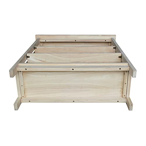 International Concepts 3 Tier Mission Shelf Unit, Unfinished IC International Concepts