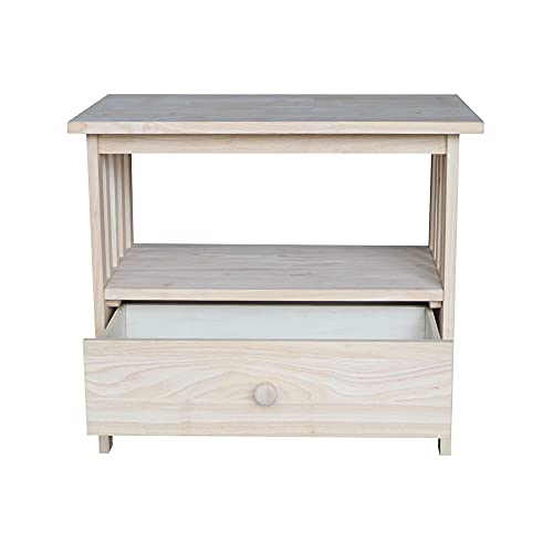 International Concepts Mission TV Stand, Unfinished IC International Concepts