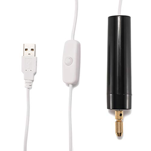 Micro Handheld Drill Bits, 0.7-1.2mm Crystal Epoxy For Resin Jewelry Making Mini Electric Drill Set DIY ABS FADDARE