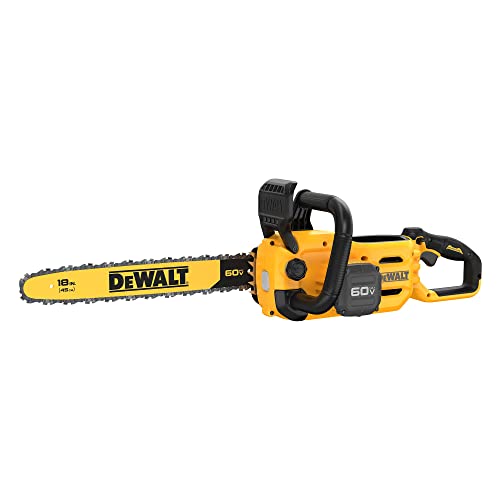 DEWALT 60V MAX Cordless Chainsaw, 18 in., Tool Only (DCCS672B) DEWALT
