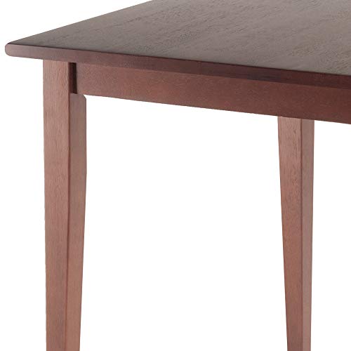 Winsome Wood Groveland Dining, Walnut 29.53 x 29.53 x 29.13 Winsome
