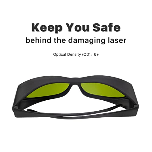 Cloudray Laser Protection Goggles 1064nm Laser Safety Glasses Fiber Laser Glasses for Laser Protection Fiber Laser Engraver Safety (Style C) Cloudray