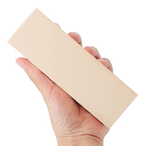 JOIKIT 15 Pack 6 x 2 x 2 Inches Basswood Carving Blocks, 15x5x5cm Unfinished Soft Wooden Carving Blocks, Kiln Dried Whittling Blocks Natural Craft JOIKIT