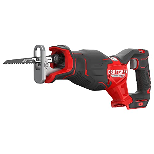 CRAFTSMAN V20 RP Cordless Reciprocating Saw, 3,200 RPM, 8 inch, Bare Tool Only (CMCS351B) Craftsman