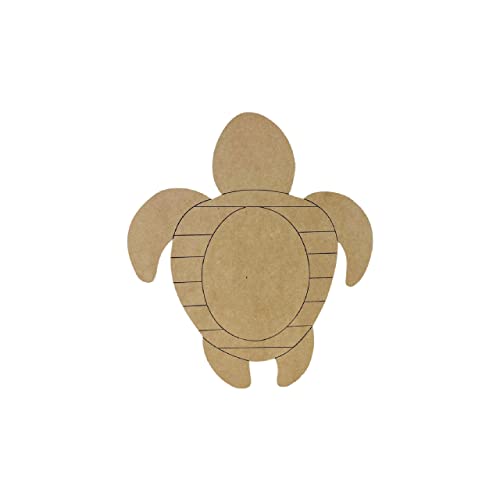 Turtle, Engraved Shape MDF Wooden Craft, Unfinished Craft, DIY Craft Art, Build-A-Cross Build-A-Cross