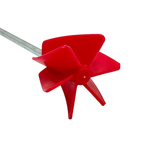 Edward Tools Paint Mixer Drill Attachment - Helix Mixer for 1 Gallon of Paint Epoxy, Resin, Silicone - Consistent Even Flow Stirrer Paddle - Works Edward Tools