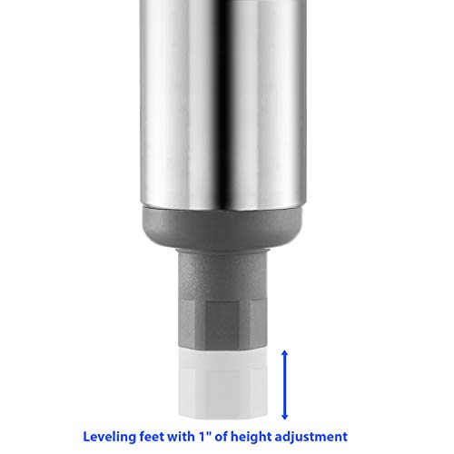 GRIDMANN Stainless Steel Kitchen Prep Table 72 x 30 Inches with Backsplash & Under Shelf, NSF Commercial Work Table for Restaurant and Home GRIDMANN