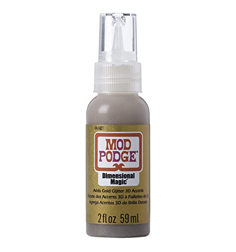 Mod Podge Dimenional Magic Glitter Carded 2oz Gold