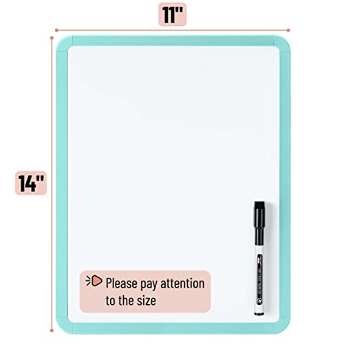 Mr. Pen- Dry Erase Board, 14” x 11” with a Black Dry Erase Marker, Mint Green Frame, Small White Board Dry Erase, Dry Erase Board Small Dry Erase Mr. Pen