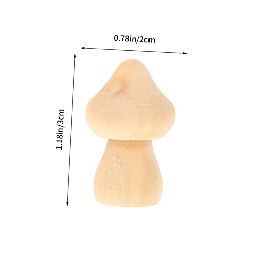 COHEALI 30 Pcs DIY Wooden Ornaments Peg Doll Family Wooden People Unpainted Wooden Figurines Peg Doll Wood Bodies Unfinished Wooden Pegs Nativity COHEALI