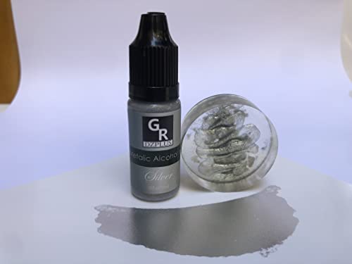 Metallic Alcohol Ink Set - 26 Metallic Colors Alcohol Based Ink for Resin Art GR DZPLUS