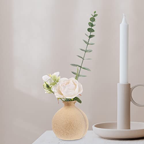 COHEALI Unfinished Wood Vase 2pcs Unfinished Vase Wooden Flower Vase Handmade Blank Floral Vase Paint Your Own Natural Flower Container DIY Painting COHEALI