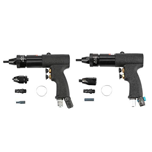 Pneumatic Riveting Gun, Pull Nut Automatic Air Riveter Nut Gun Tool for Metal Plate, Pipe and Manufacturing Industry Riveting (KP-739A) Walfront