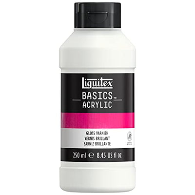 Liquitex BASICS Gloss Varnish, 250ml (8.4oz) Bottle