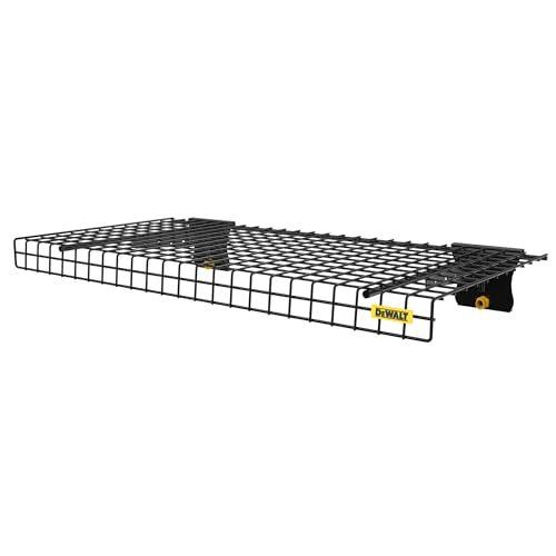 DEWALT Wire Shelf, 24 Inch, 35lb Capacity, Mounts to Metal Rail, DEWALT Workshop Storage System Compatible (DWST82812) DEWALT