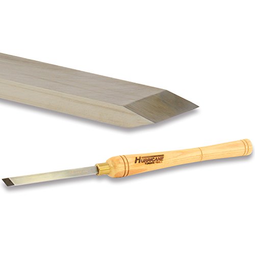 Hurricane Turning Tools, HTT-116, High Speed Steel, 1/2" Skew Chisel for Woodturning Hurricane Turning Tools