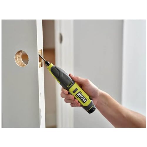 Power Carver Bundle with Ryobi Carver and Buho Tool Pouch, USB Lithium 2.0 Ah Battery and Charging Cable - Wood Carving Tool - Includes Straight Buho