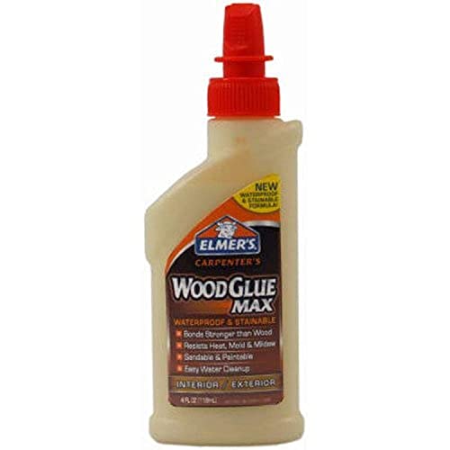 Elmer's E7290 Carpenter's Wood Glue Max, 4 Ounces, Tan Elmer's