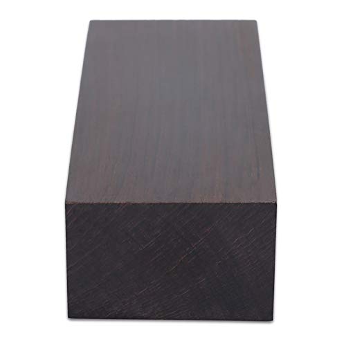 Ebony Lumber, Blank Original Wood Timber Black Solid Hardwood Handle Plate Natural Wood DIY Material Wooden Music Instruments Woodworking Tools Joyzan