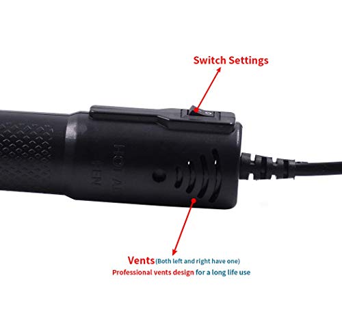 mofa Embossing Heat Pen,Mini Heat Gun,Hot Air Pen Tools Shrink Pen with Stand For DIY Embossing And Drying Paint Multi-Purpose Electric Heating mofa