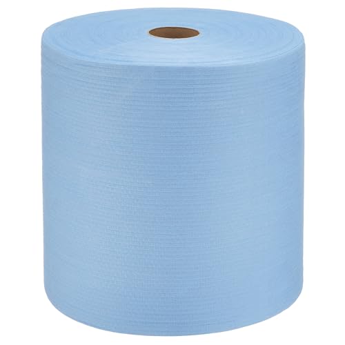 WypAll Power Clean X80 Heavy Duty Cloths (41043), Extended Use Cloths Jumbo Roll, Blue, 475 Sheets / Roll; 1 Roll / Case,8347 Wypall