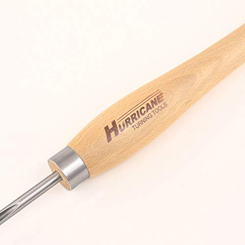 Hurricane Turning Tools, HTT-240W, M2 HSS, 3/8" Bowl Gouge, (1/4" Flute) for Woodturning Hurricane Turning Tools