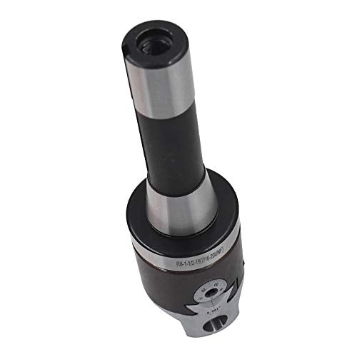 findmall 9pcs 2" Boring Head R8 Shank 1/2" Carbide Boring Bar Set Milling findmall