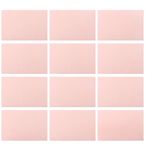 SGHUO 12pcs 4"x6" Pink Rubber Carving Blocks Linoleum Block Stamp Making Kit SGHUO