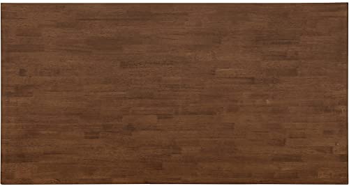 Finch Provence Farmhouse Table, Two-Toned Wood with Turned Legs, Traditional Rustic Furniture Decor for Kitchen or Dining Room, 60" Inch Tabletop, Finch