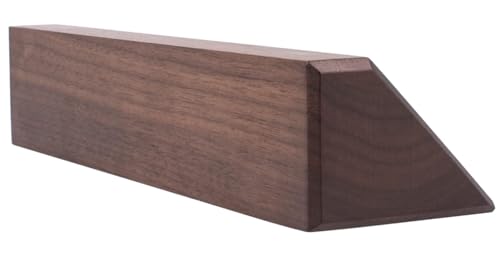 Wooden Solid Walnut Blank Desk Nameplate, Wooden Nameplate, DIY Personalizable Wooden Name Plaque for Office, Classroom or Gift (8" x 2") Generic