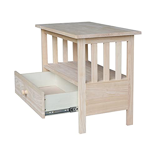 International Concepts Mission TV Stand, Unfinished IC International Concepts