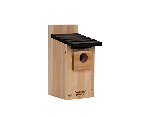 Nature's Way Bird Products CWH3 Cedar Bluebird Box House Nature's Way