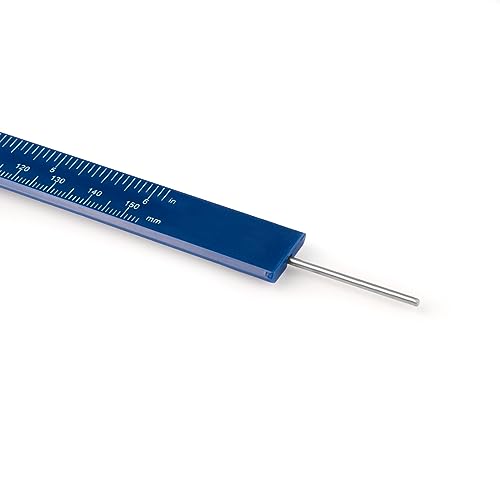 Ultrassist Plastic Vernier Caliper (2pcs), 150 mm Mini Plastic Caliper for School Student, Portable 0-6 Inch Measuring Tools, Sliding Gauge Ultrassist
