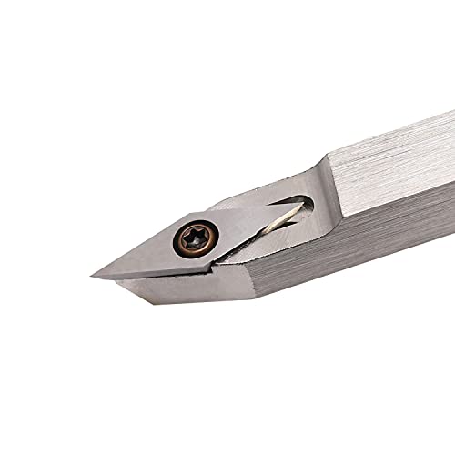 19.68Inches Wood Turning Tool Sharp Detailer Carbide Tipped Lathe Chisel Tool Bar Blades Gouge Skew Spear 35° With Diamond Carbide Insert for Wood Asieg Tool