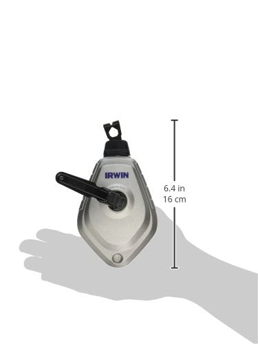 IRWIN Tools STRAIT-LINE Chalk Line, Mach6 Reel, 100-Inch (1932877) IRWIN