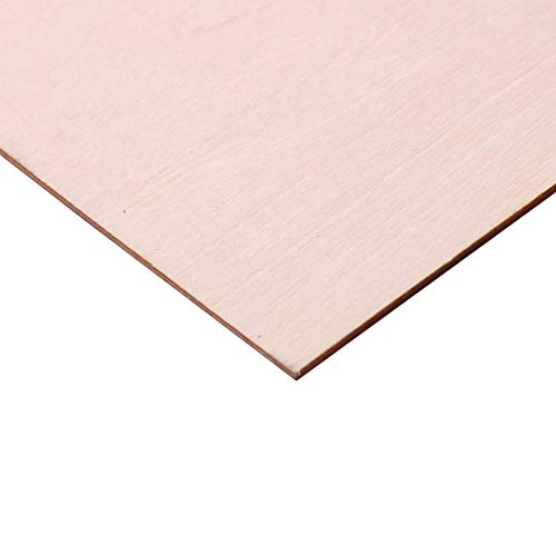 BQLZR 300x200x1.5mm Rectangle Unfinished Unpainted Basswood Wooden Sheets for Craft DIY Hand-Made Project Mini House Building Architectural Model BQLZR