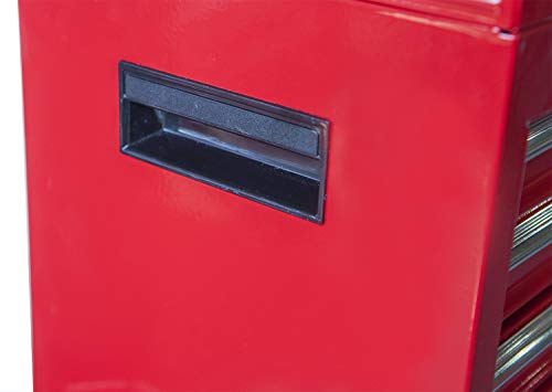 BIG RED ATBT1204R-RED Detachable 4 Drawer Tool Chest with Large Storage Cabinet and Adjustable Shelf, 11" x 20.3" x 40.4" BIG RED