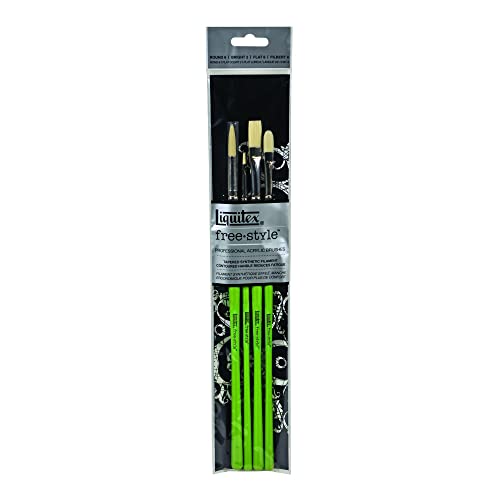 Liquitex Professional Freestyle Traditional Brush 4-Piece Set Liquitex