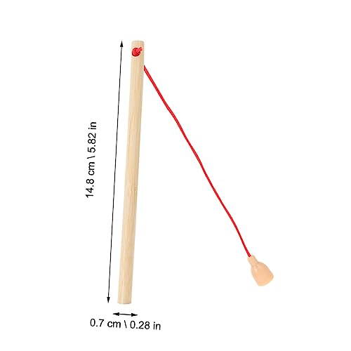 Operitacx 5pcs Kids Fishing Rod Fishing Toys Wood Toys Kids Fishing Pole Toys for Kids Children's Toys Kid Toys Child Fishing Pole Kindergarten Operitacx