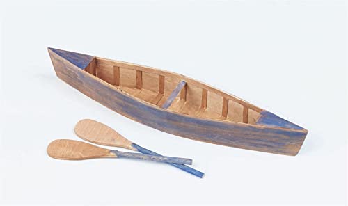 Unfinished Wooden Canoes (Pack of 6) S&S Worldwide