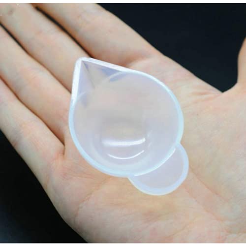 HUAYU 15 Pcs Silicone Mold Cup Dispenser, Mini Measuring Cup Resin Molds, Color Modulation Tools for DIY Epoxy Resin Craft UiiWout WAFS