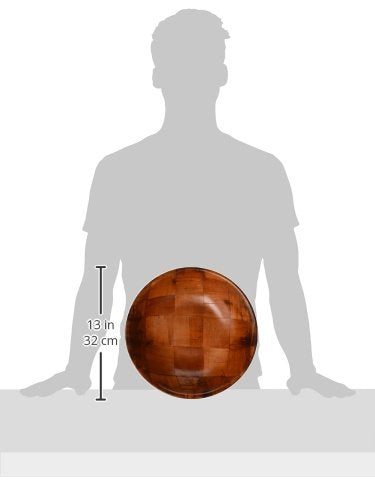 Winco WWB-12 12" Woven Wood Salad Bowl Winco