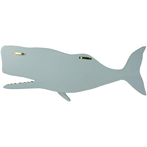 Primitives by Kathy 20588 Shaped Wooden Wall Art, 24.25 x 7.75-Inches, Whale Primitives by Kathy