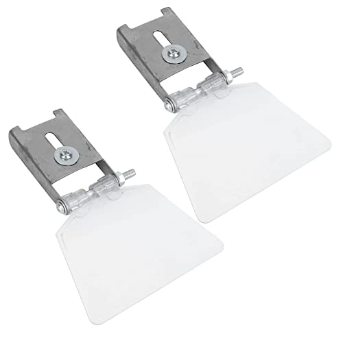 Longzhuo Eye Shields for Bench Grinder, 2Pcs Bench Grinder Guards, Bench Grinder Safety Shields, 304 Stainless Steel Case Tool, Shield Attachment Longzhuo