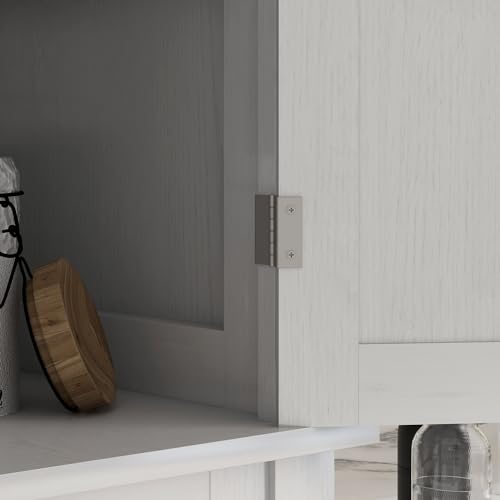 HOMCOM 72" Freestanding Kitchen Pantry Cabinet, Tall Storage Cabinet with 2 Door Cabinets, Drawer and Adjustable Shelves, White Wood Grain HOMCOM