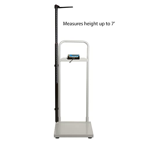 Salter Brecknell BLHS302121-660L HS-300 Physician Scale, Mild Steel with Durable Powder Coated White Finish Brecknell